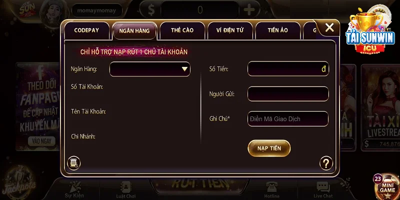Xèng 777 sunwin - Slot game bar trái cây và hoa quả 5 Cổng game sunwin cung cấp đa dạng phương thức nạp tiền